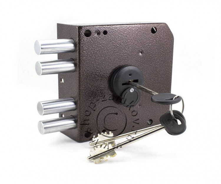 Накладной сувальдный замок МЕТТЭМ ЗН4 090.0.0