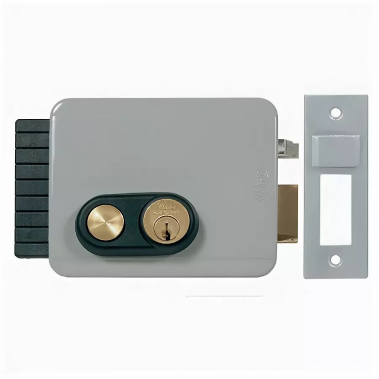 Замок накладной электромех. 12V VIRO V97 Кн Наруж. фикс./нефикс. (Прав) 3 кл. 8973.712.1